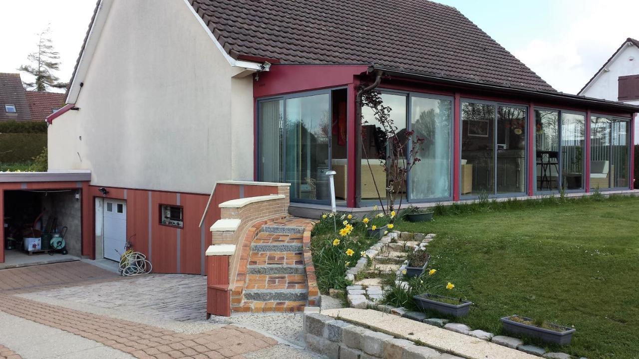 3 Chambres Privees Dans Un Jardin D'Hiver, Garage Voiture, Velos, Motos Tourville-sur-Arques Exterior foto